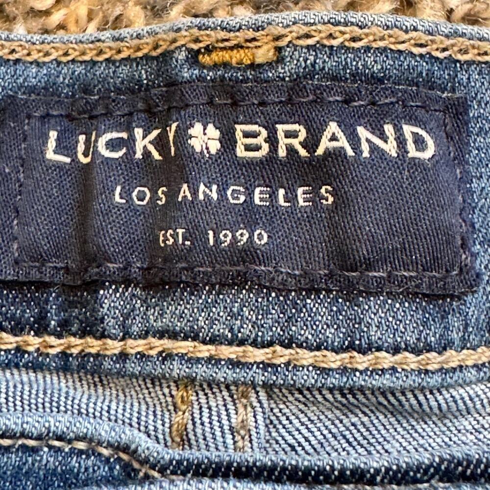 Lucky Brand Mid Rise Super Skinny Jeans Womens 10 Blue Denim Casual Classic - Picture 7 of 13